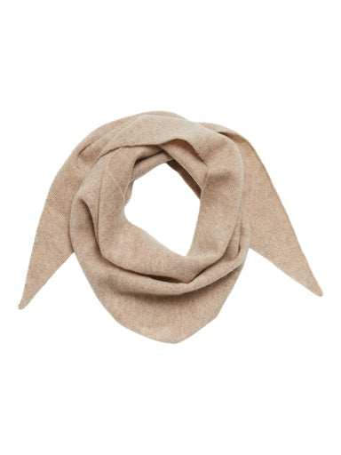 Maria Narrow Cashmere Scarf - Fungi Melange