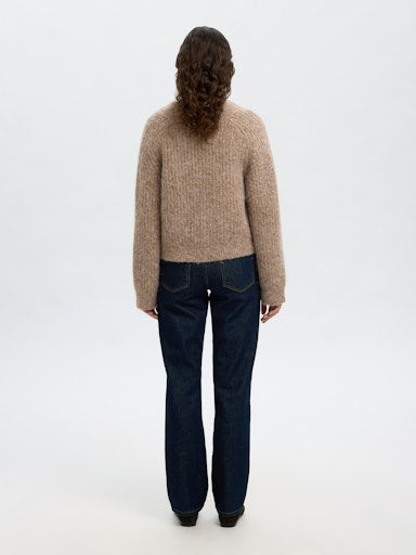 Anjuli LS Knit V-Neck - Delicioso Melange