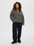 Sia Ras LS Knit Zipper Cardigan - Medium Grey