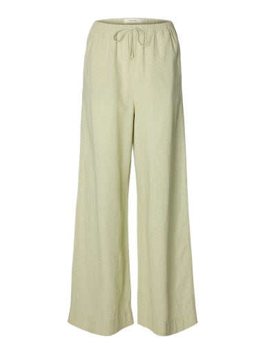 Luisa Wide Leg Linen Pants - Lint