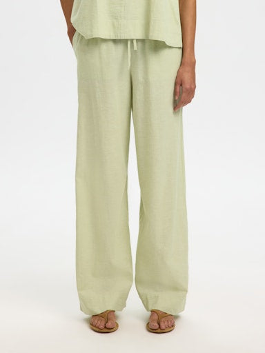 Luisa Wide Leg Linen Pants - Lint