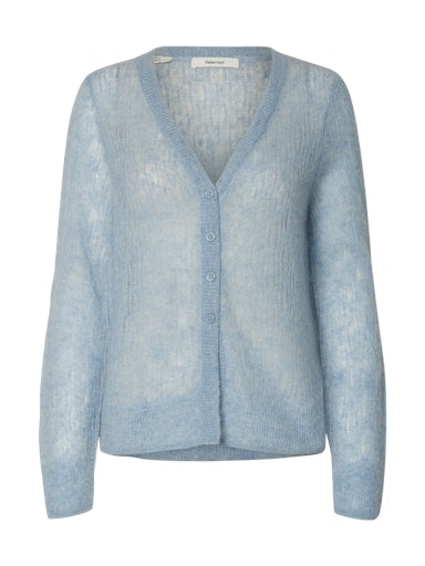 Mayer Structure Cardigan - Dusty Blue