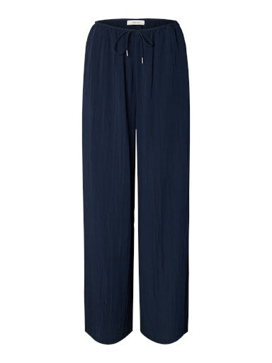Fiona High Waist String Pants - Dark Sapphire