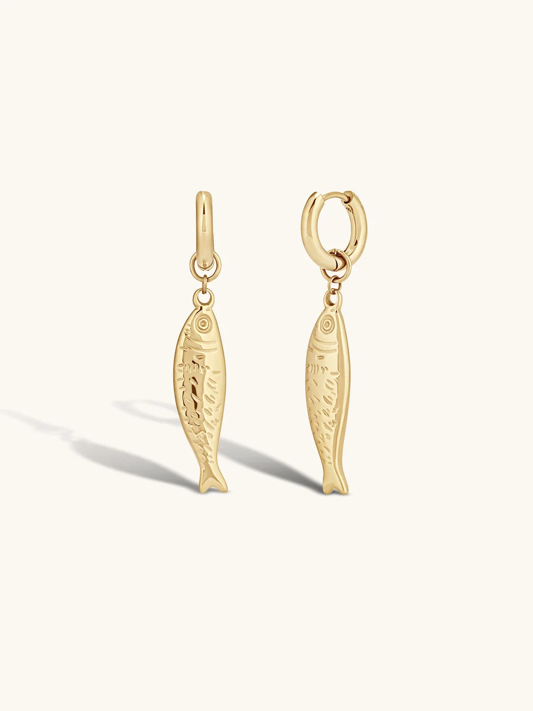 Selkie Fish Hoops - Gold Plating
