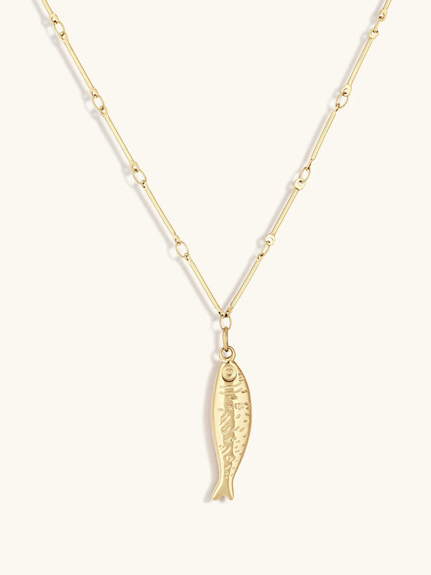 Selkie Fish Necklace - Gold Plating