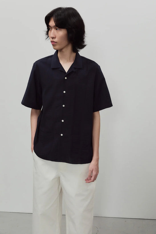 Maui Short Sleeve Shirt - Navy