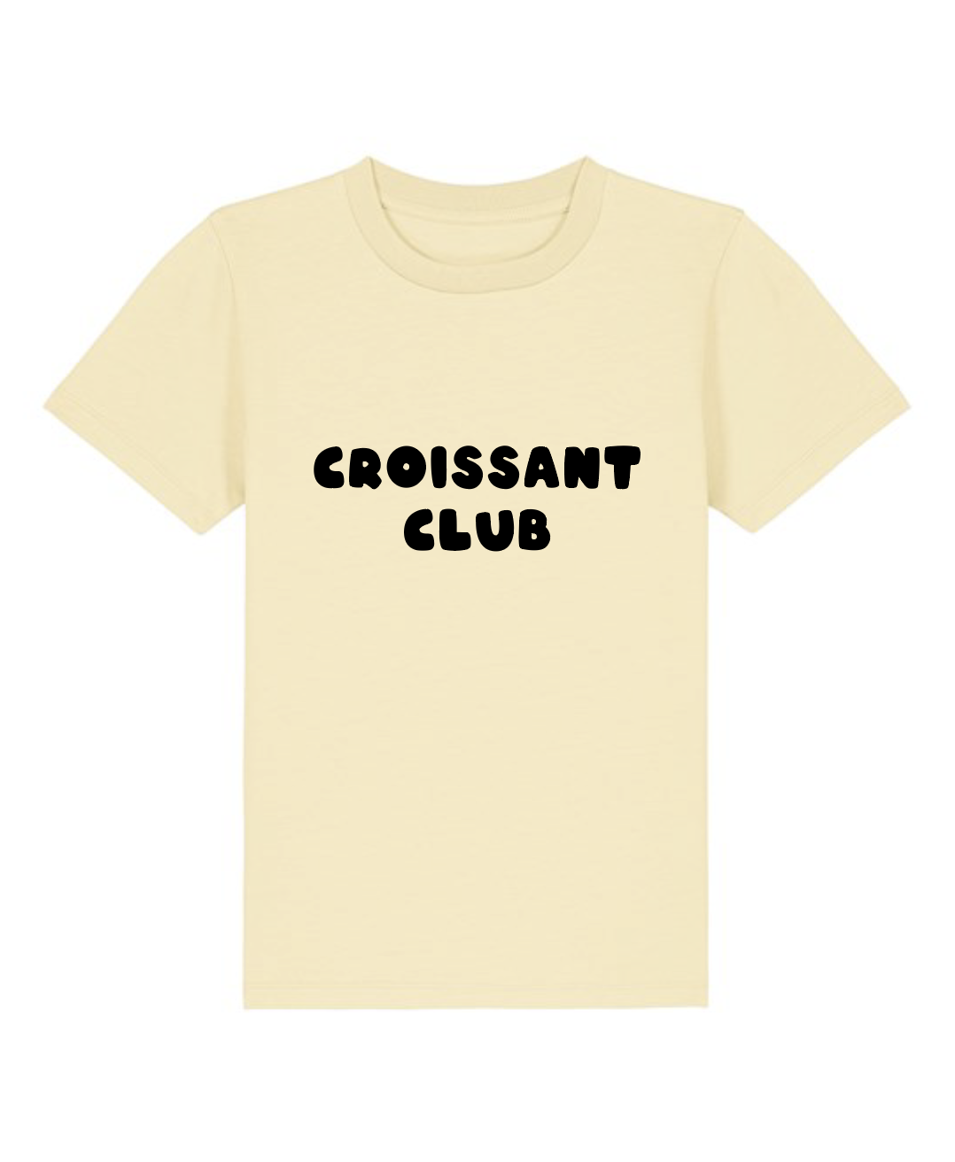 Croissant Club Organic Cotton T-Shirt - Butter