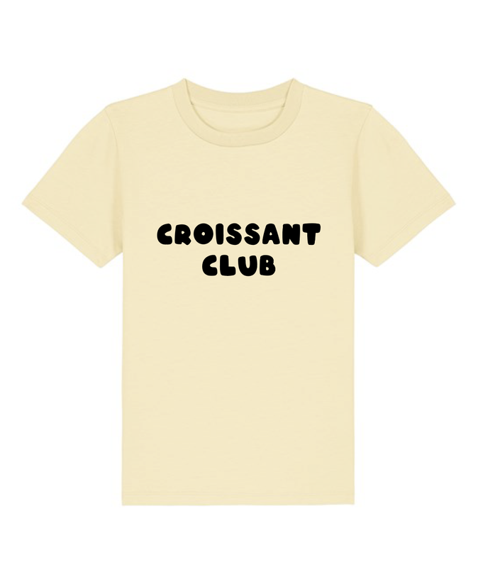 Croissant Club Organic Cotton T-Shirt - Butter