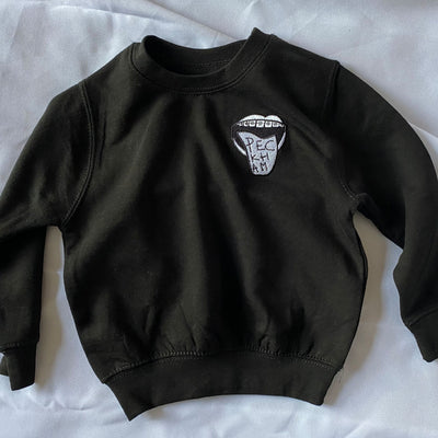 Peckham Mouth Kids Sweatshirt - Black