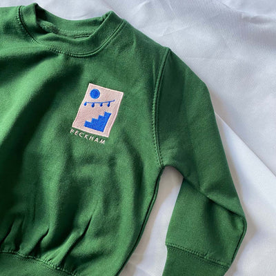 Peckham Rooftop Kids Sweatshirt - Green