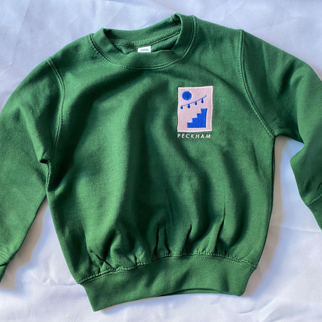 Peckham Rooftop Kids Sweatshirt - Green