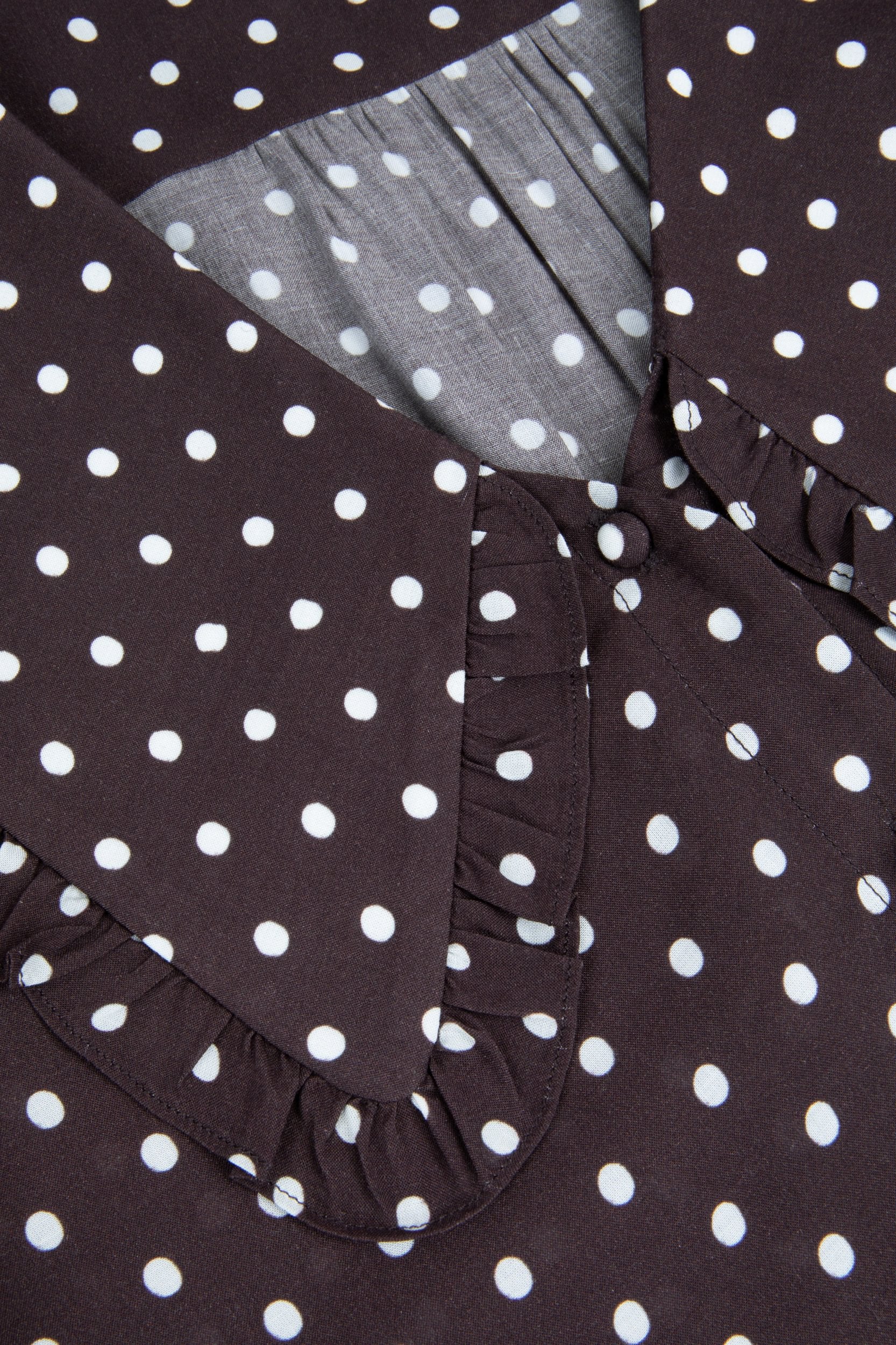 Selene Polka Dot Set - Brown