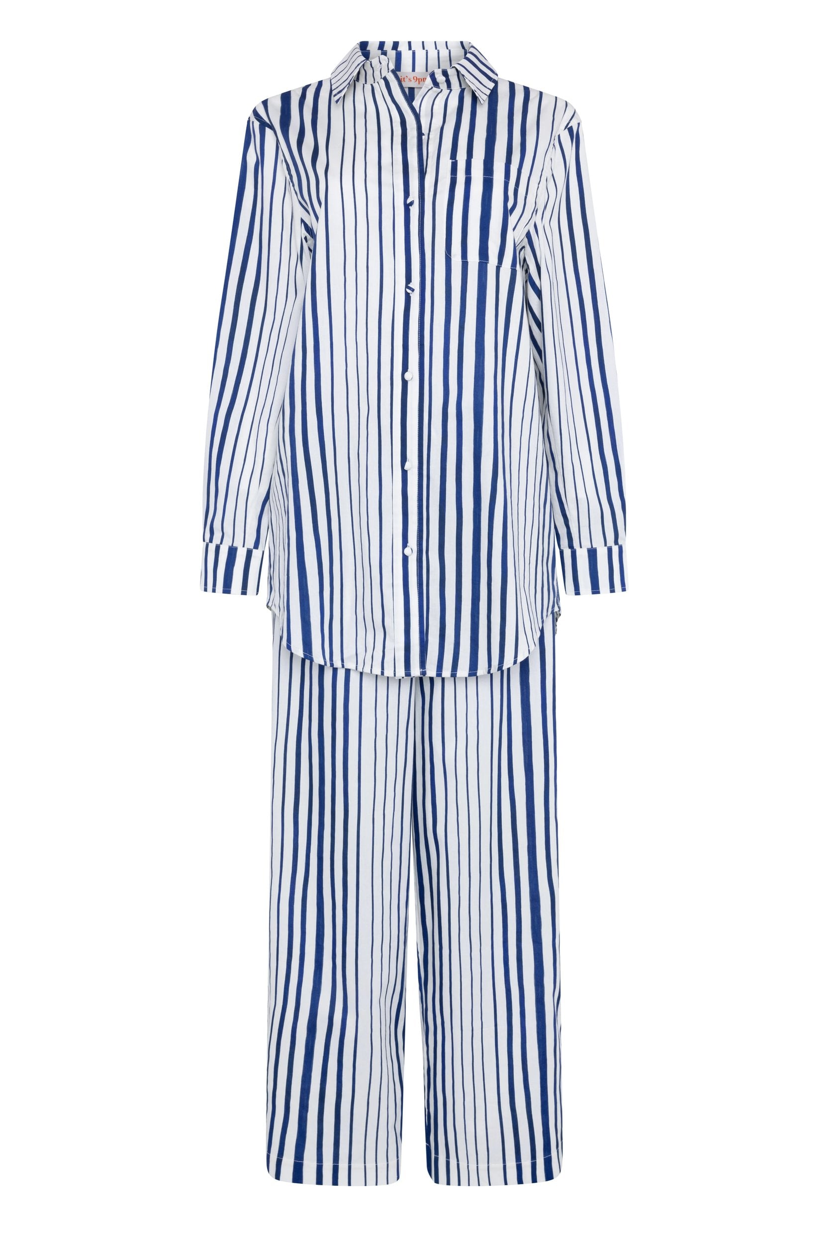 Lila Stripe Set - Navy