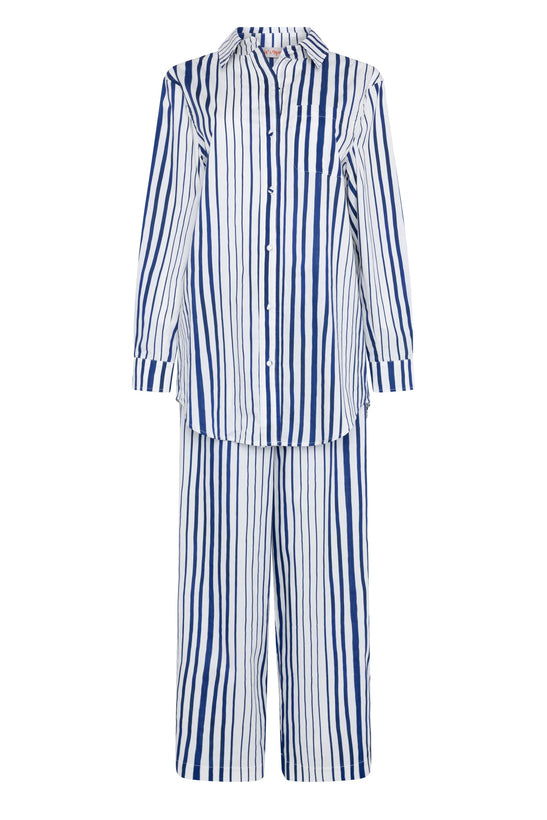 Lila Stripe Set - Navy