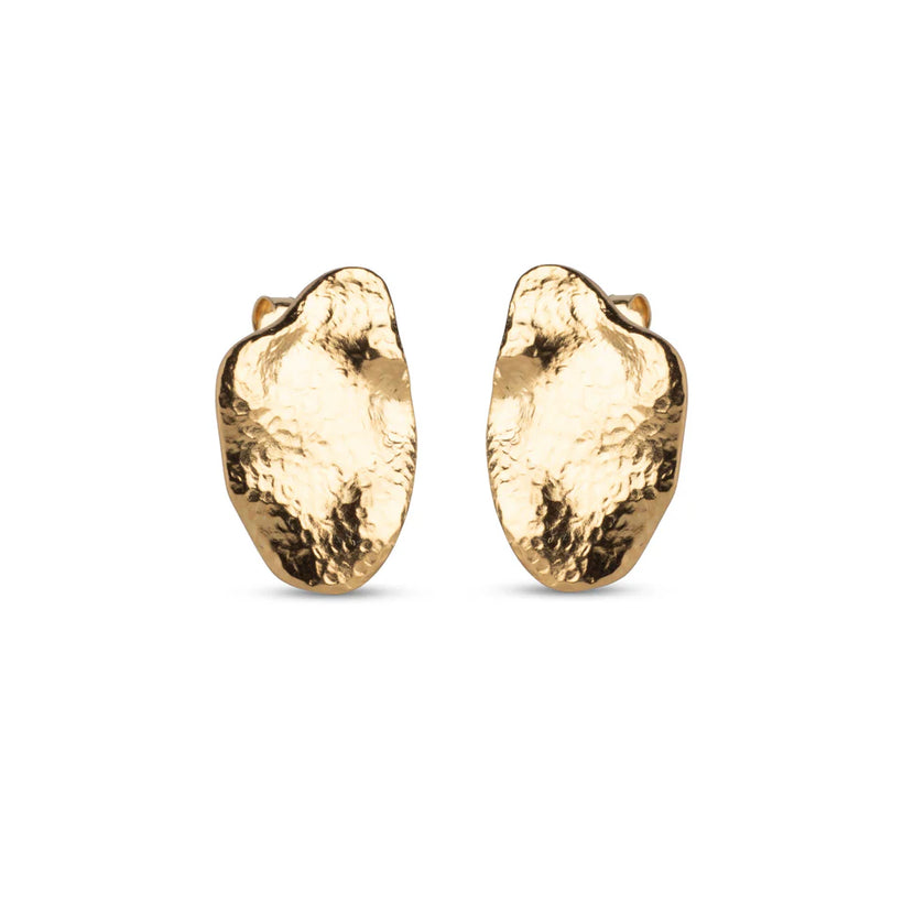 Maia Large Studs - Gold