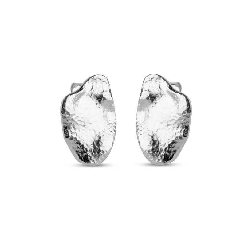 Maia Large Studs - Silver