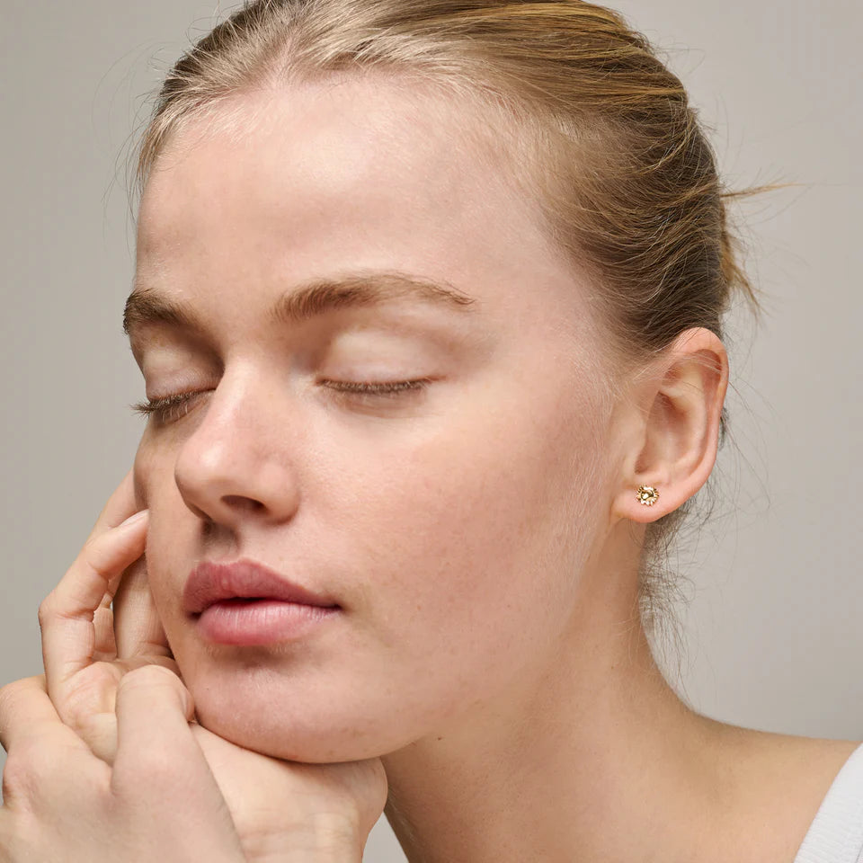 Small Sunshine Hoops - Gold