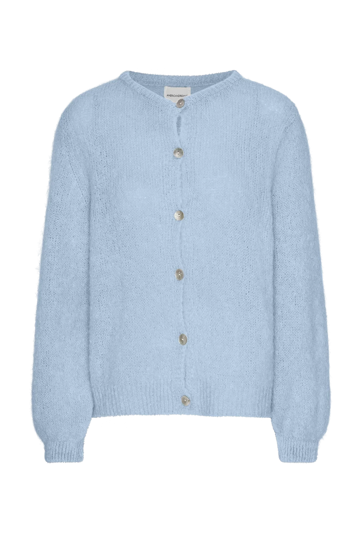 Susan Alpaca Cardigan - Light Blue