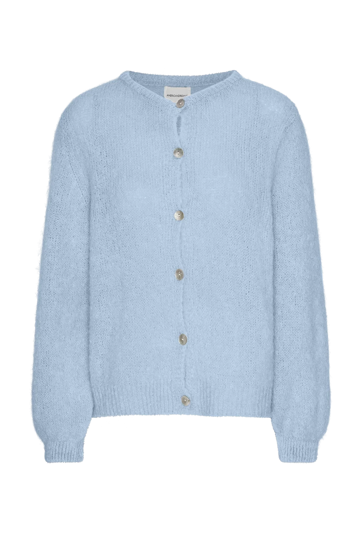 Susan Alpaca Cardigan - Light Blue