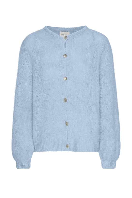 Susan Alpaca Cardigan - Light Blue