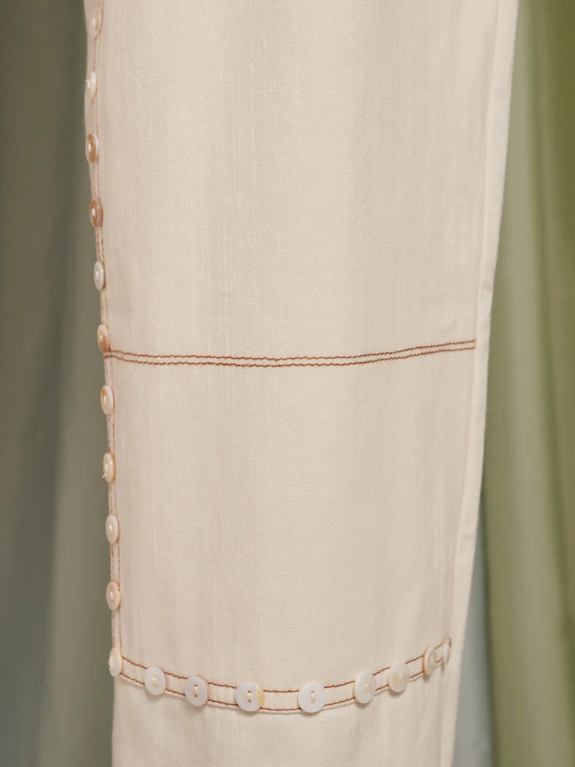 Leda Jeans - Pearl Ivory