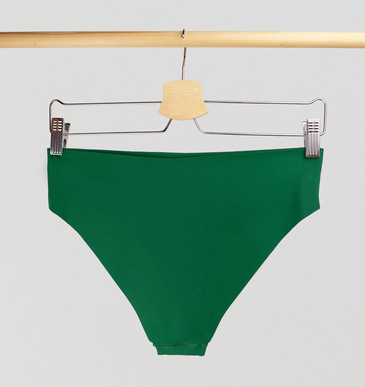 Body Contour Seamless Tanga Brief - Forest Green