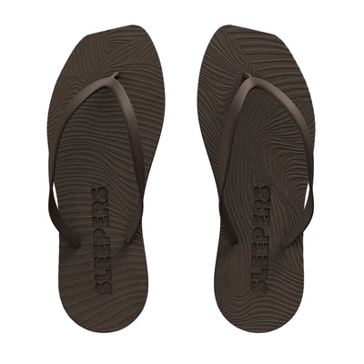 Tapered Flip Flop - Brown