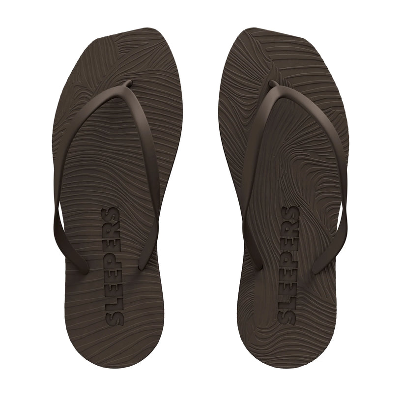 Tapered Flip Flop - Brown