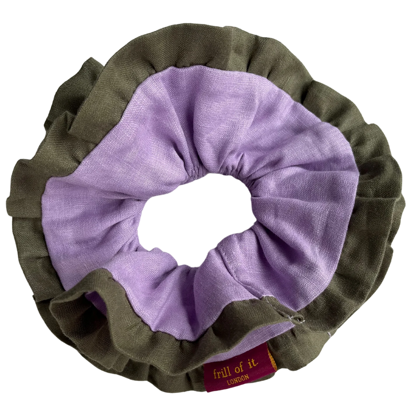 Frill Scrunchie - Violette