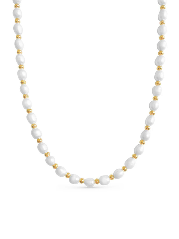 Venus Pearl Necklace - Gold Plating/Freshwater Pearl