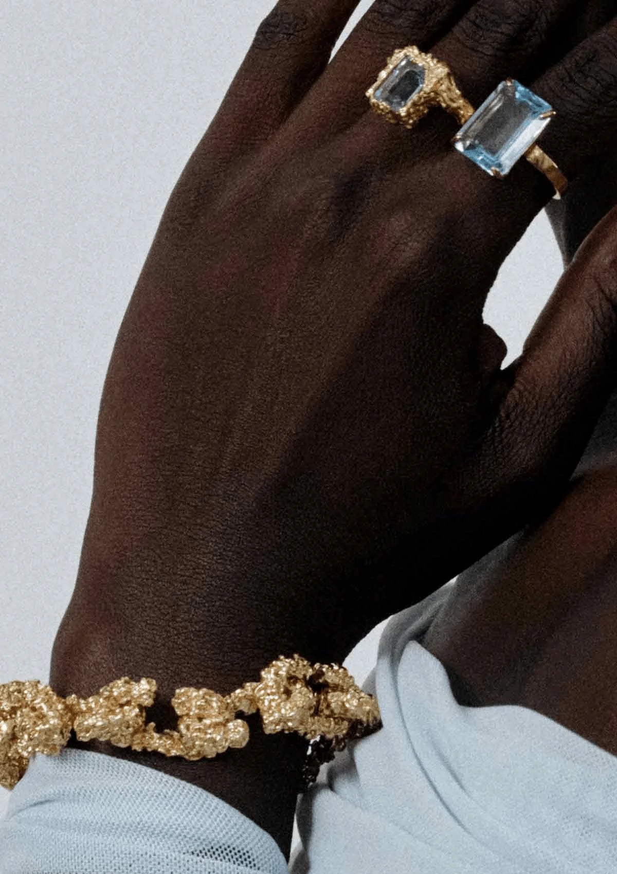 Chain of Riddle Gilded Bracelet - Gold