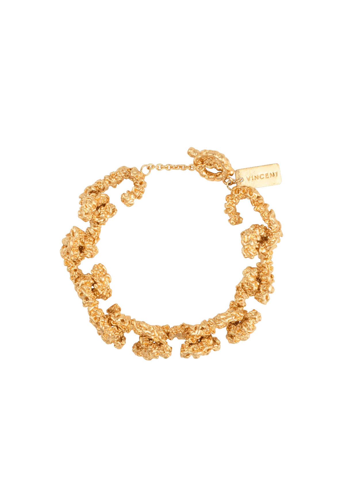 Chain of Riddle Gilded Bracelet - Gold