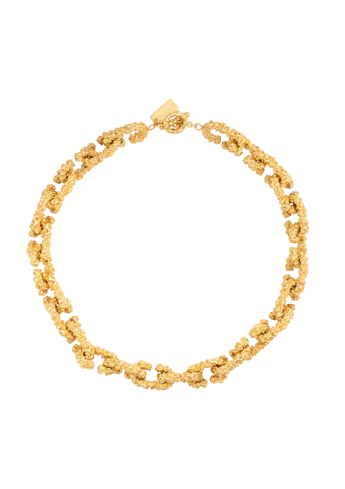 Chain Of Riddle Gilded Necklace - Gold