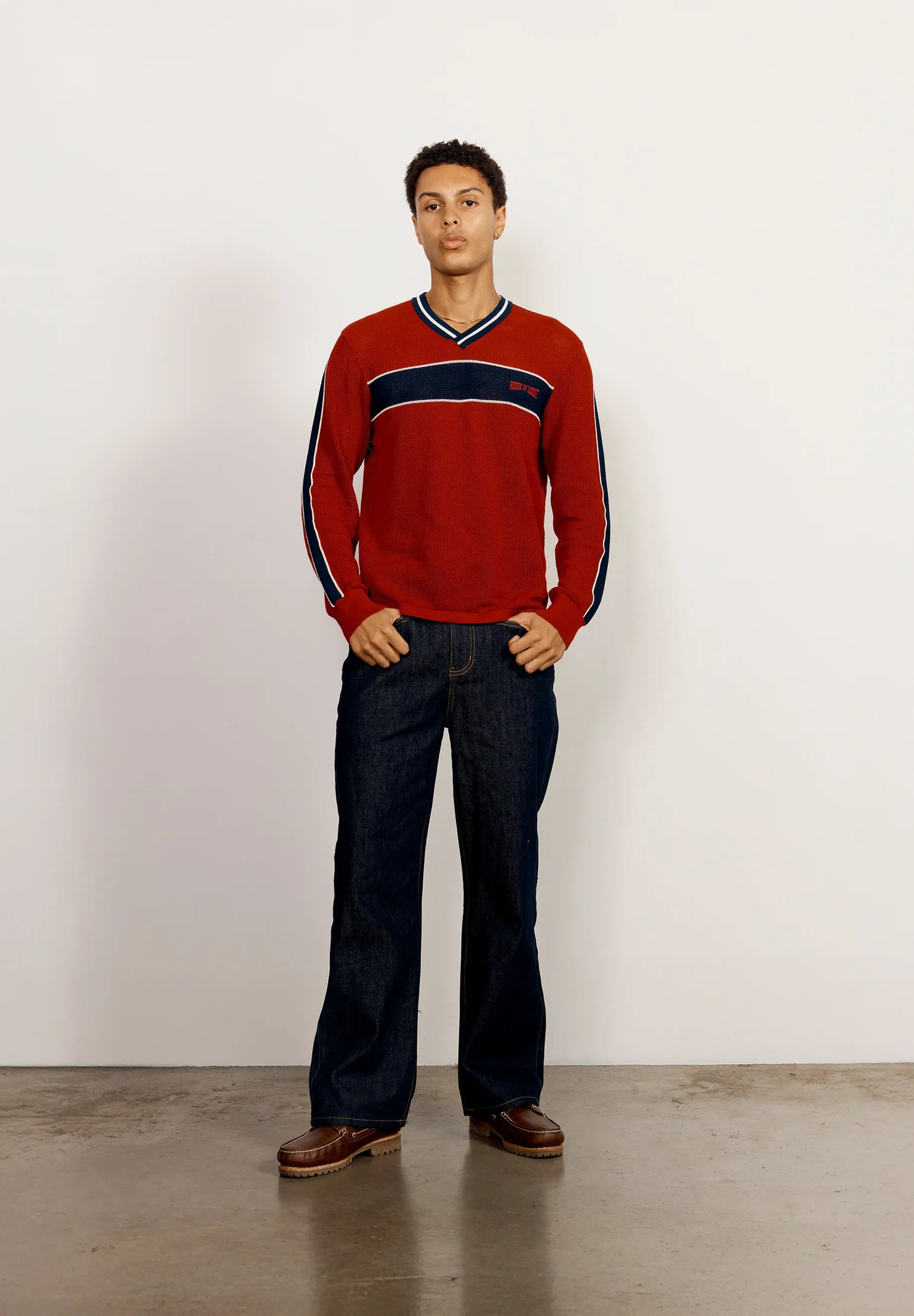 Joey Unisex Knit - Cherry