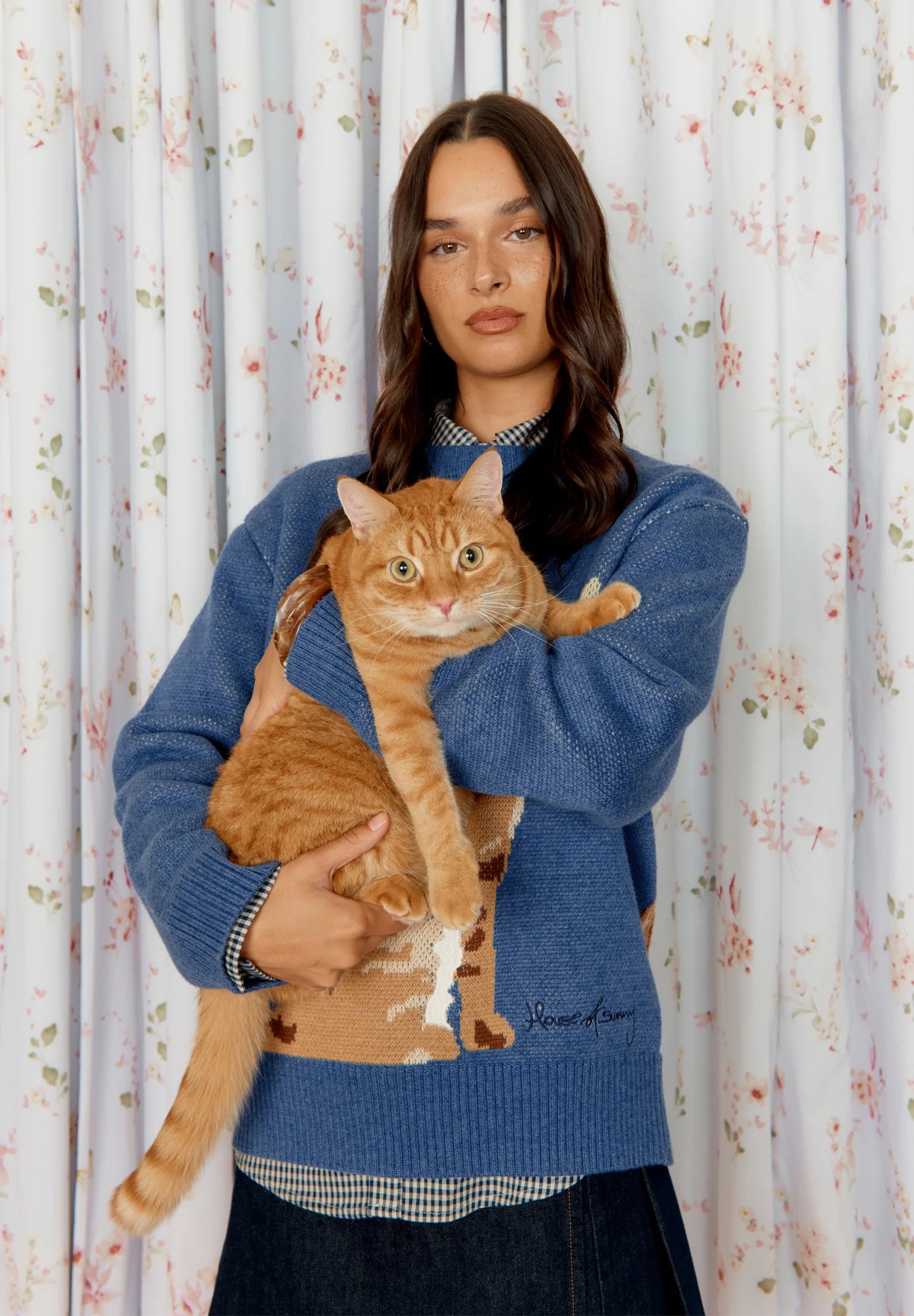 The Ginger Cat Crew - Mid Blue