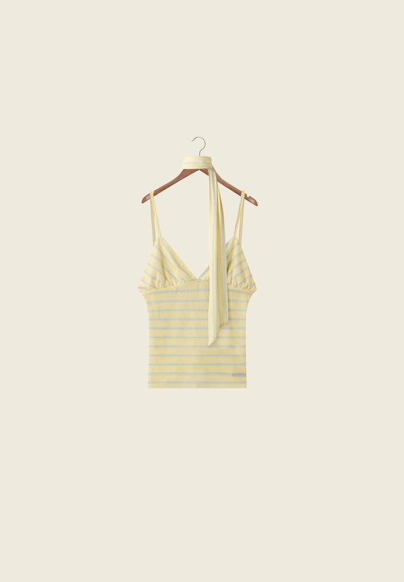 Mesh Cami Top - Striped