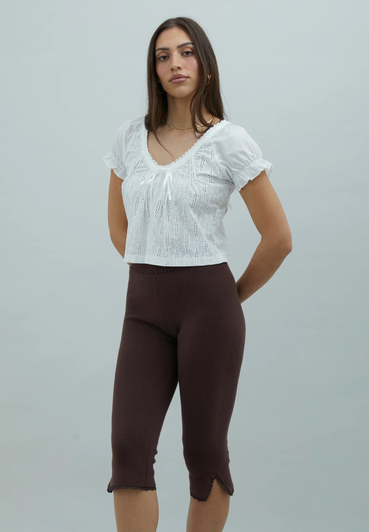 Sea Breeze Cotton Top - Ivory
