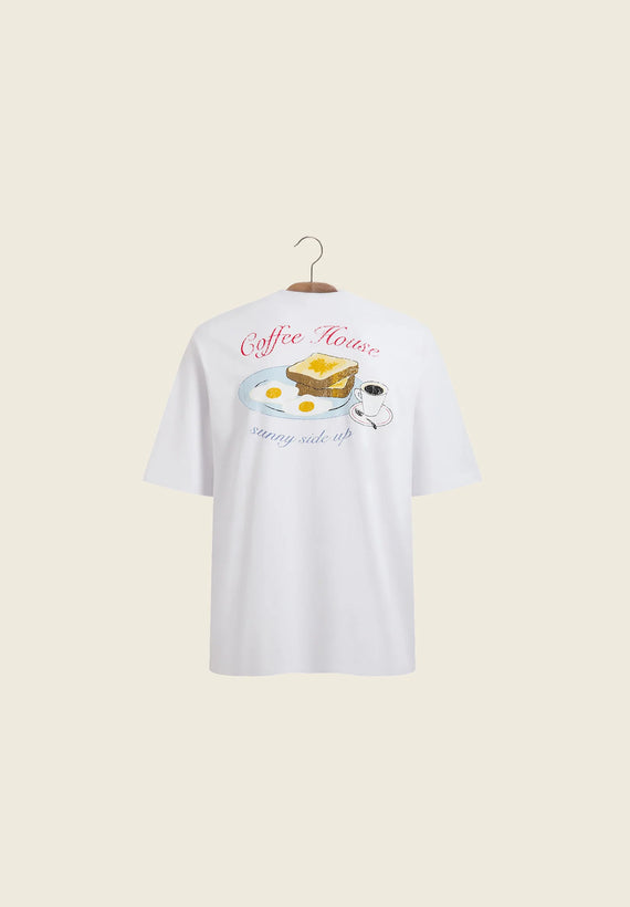 Sunny Side Up Unisex Tee - White