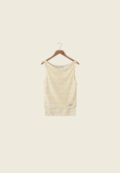 Double Layer Mesh Vest - Buttercup
