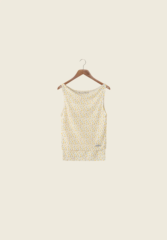 Double Layer Mesh Vest - Buttercup