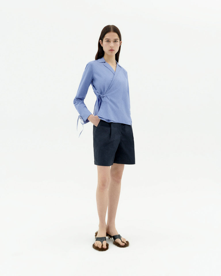 Lenie Blouse - Persian Blue