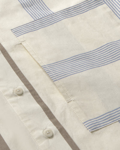 Marcelle Blouse - Poplin Stripes Ecru