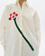 Poplin Flower Juana Blouse - White