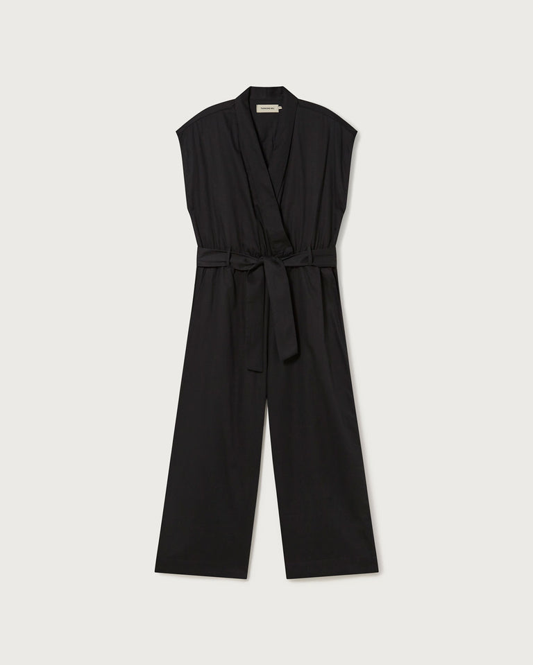 Malawi Sleeveless Jumpsuit - Black