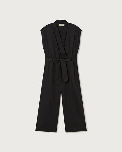 Malawi Sleeveless Jumpsuit - Black