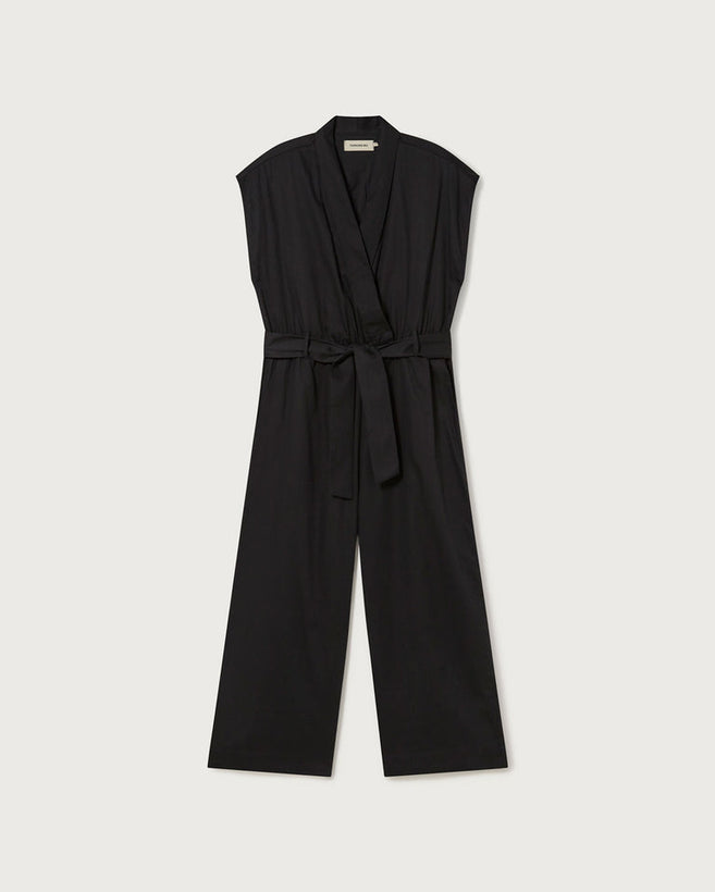 Malawi Sleeveless Jumpsuit - Black
