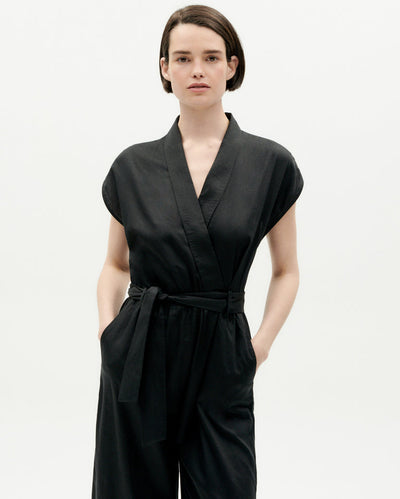 Malawi Sleeveless Jumpsuit - Black