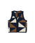 Patched Robbie Knit Vest - Blue