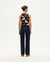 Patched Robbie Knit Vest - Blue