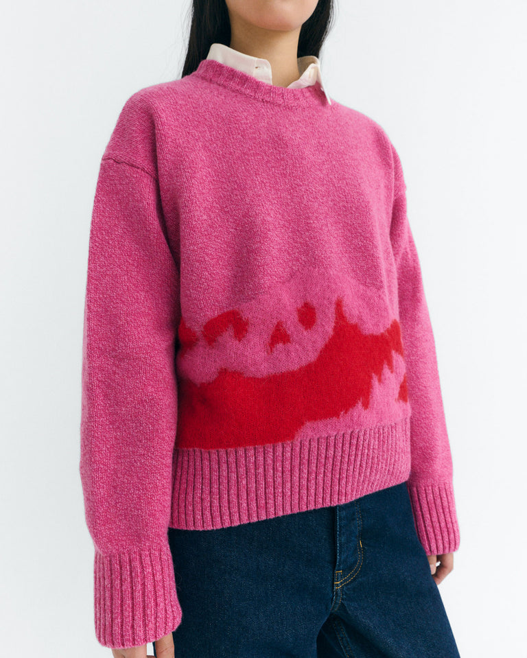 Petra Knitted Sweater - Pink